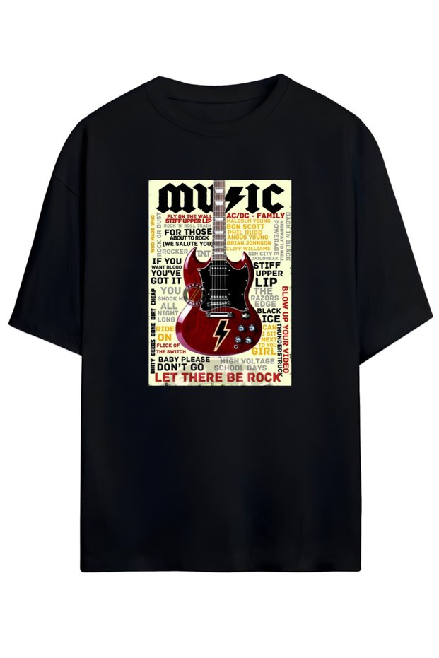 LEGENDS OF ROCK UNISEX OVERSIZED TSHIRT