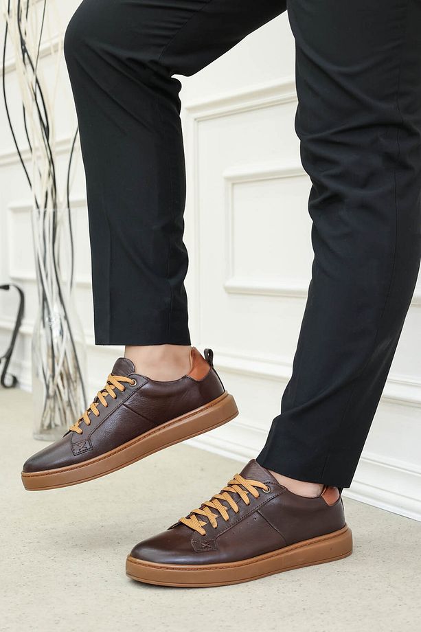 Hakiki Deri Erkek Casual Ayakkabı 819MA1230 - 1