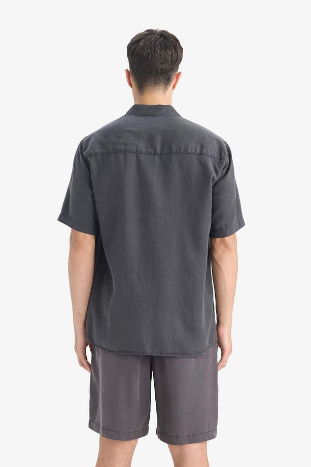 Regular Fit Kısa Kollu Gömlek E2530AX25SM - 7