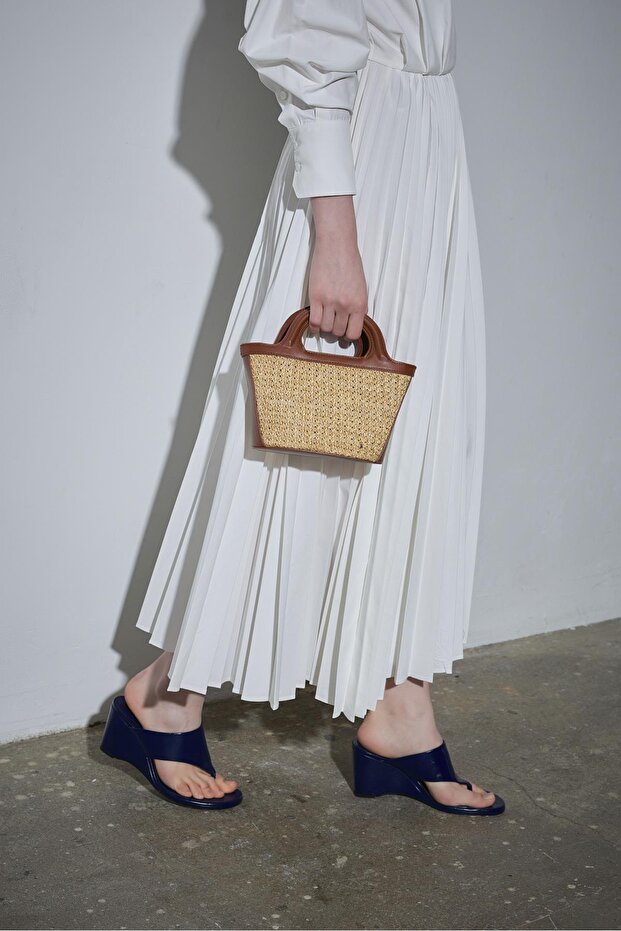 Beyaz Celia Anvelop Elbise - 7