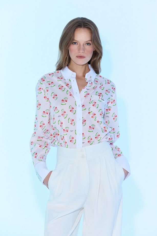SS6036 SELITA OVERSIZE GÖMLEK - 1