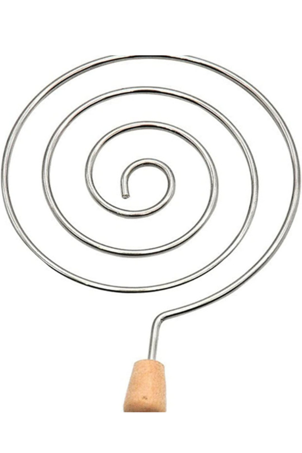 | 2 Charcoal Holder Bowl Tray Snail Coils