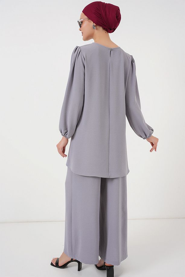 Ayrobin Tunik Pantolon Alt Üst Takım 6712 - Gri - 6