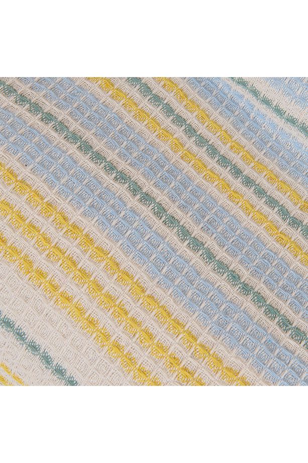 Soft Radiant Tek Kişilik Pike - Ekru / Mavi - 160x230 cm - 3