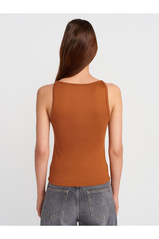 21048 Halter Yaka Top-K.Kiremit - 2