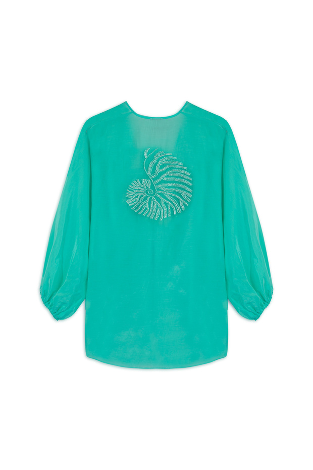 Boncuk İşlemeli Gömlek - 6