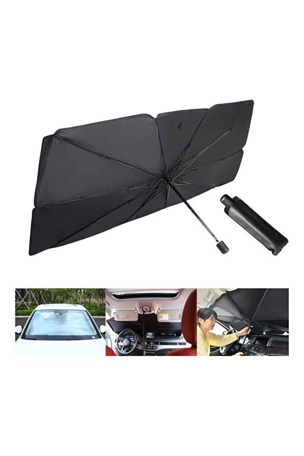 مظلة شمسية قابلة للطي للزجاج الأمامي للسيارة - 2