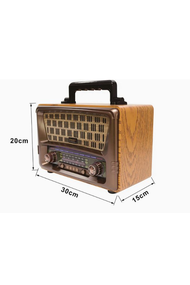 M-1805BT Bluetooth Radyo AM/FM/SW Taşınabilir Hoparlör MP3 Çalar,TF Kart, Uzaktan Kumandalı - 2