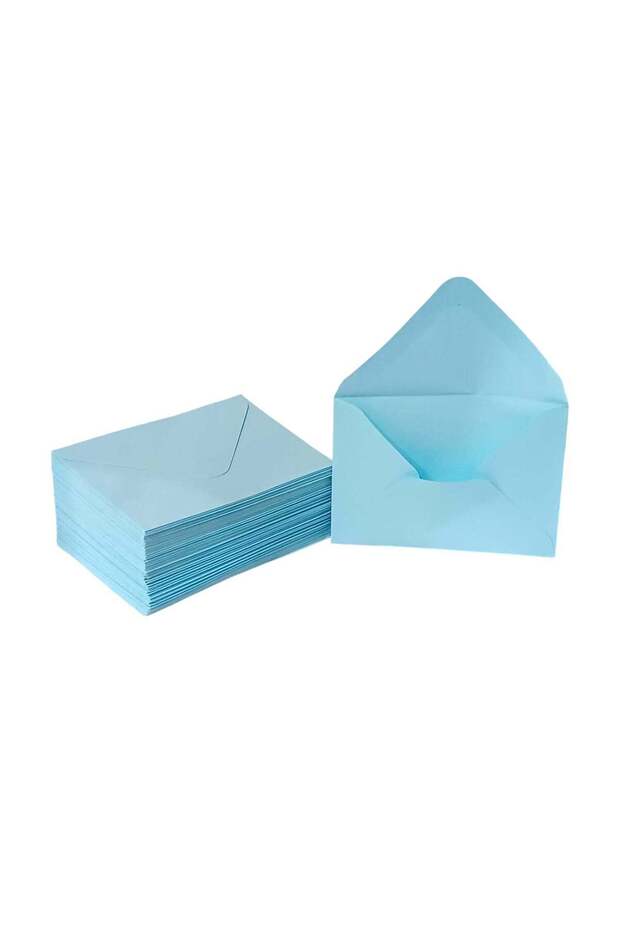 500 ظرف أزرق للرسائل، مقاس 11 سم × 8 سم