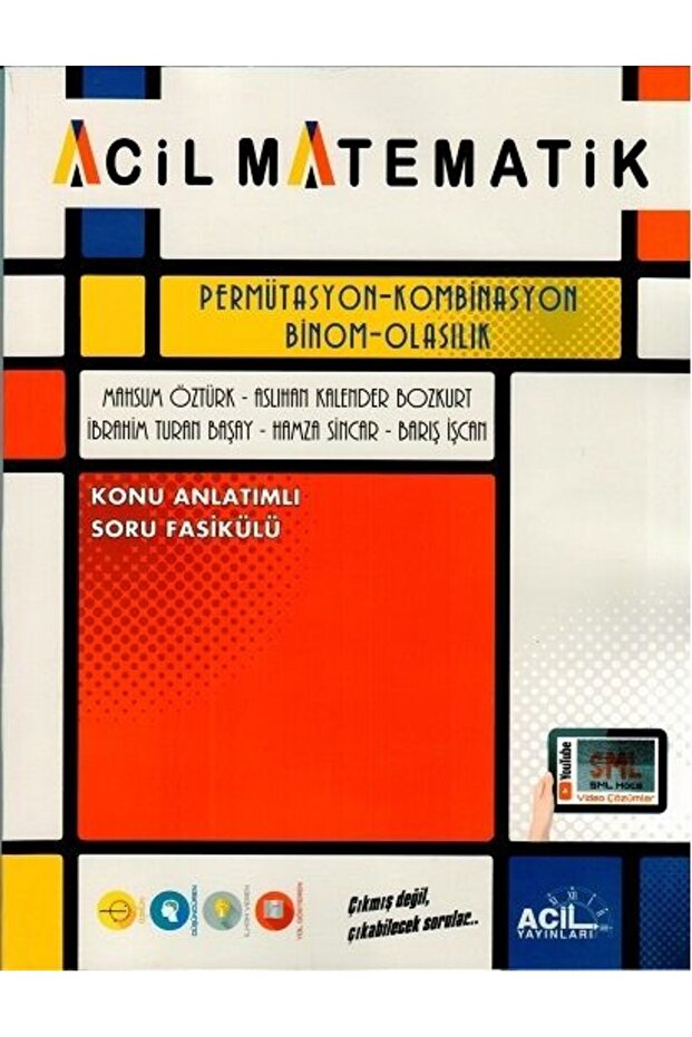 Acil Matematik Permütasyon Kombinasyon Binom Olasılık - 1