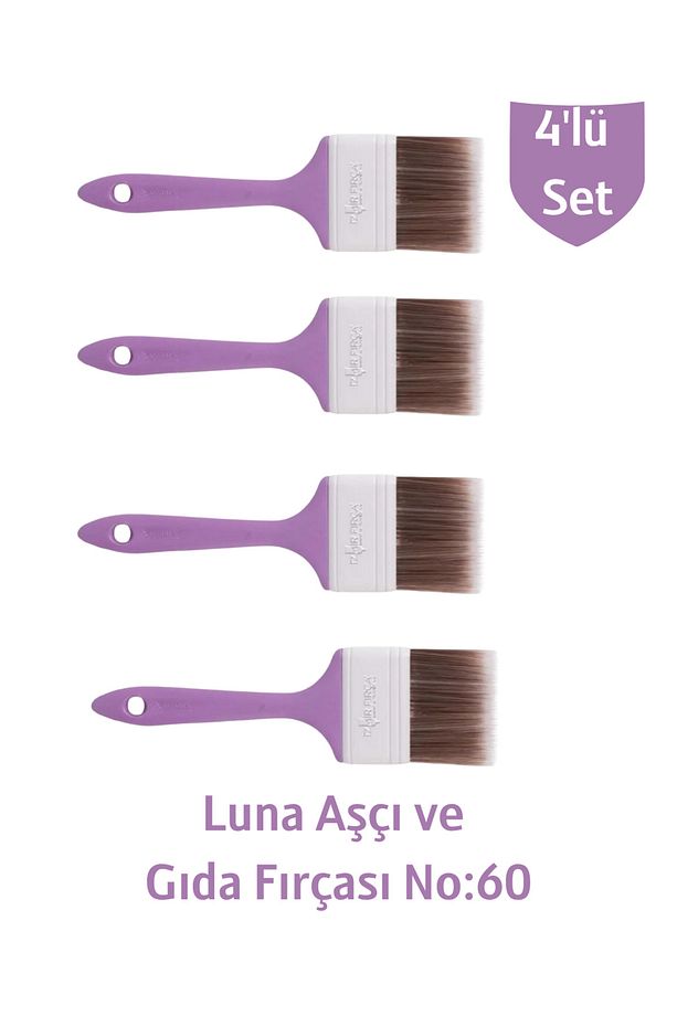 Luna Aşçı Ve Gıda Fırçası No:60 4'lü - 1