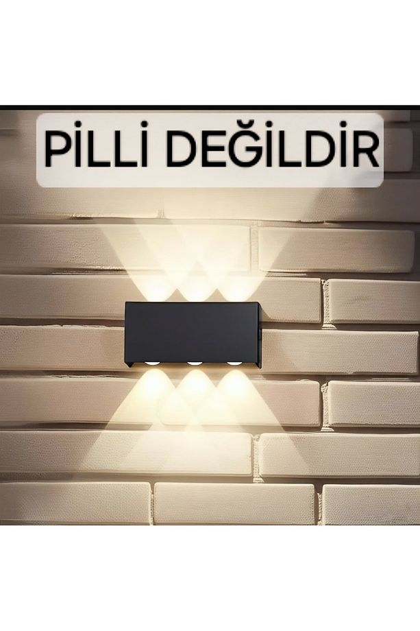 Dekoratif Modern Aplik Çift Yönlü Düz Kasa Şık Yeni Nesil Aplik (DİKKAT! PİLLİ DEĞİLDİR !) - 1