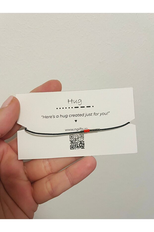 HUG Morse Code Bracelet - 1