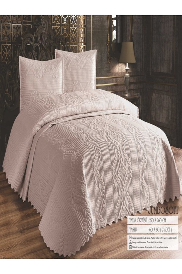 Double 3 Piece Ultrasonic Quilted Bed Cover