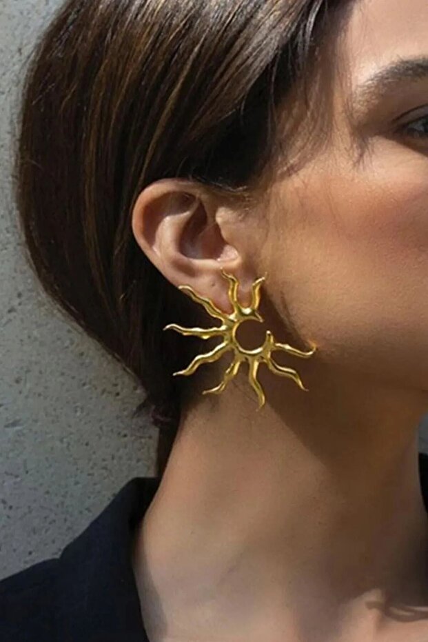 حلق على شكل نصف شمس - 1