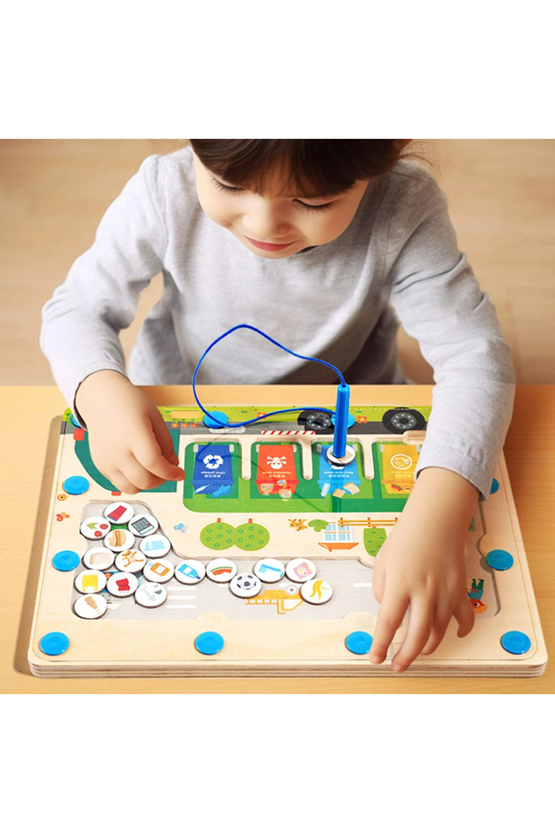 Magnetic educational waste sorting game - 5