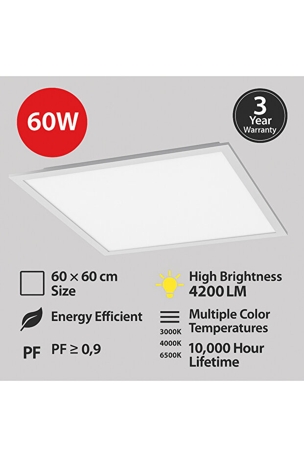 لوحة LED 60 × 60 - 1