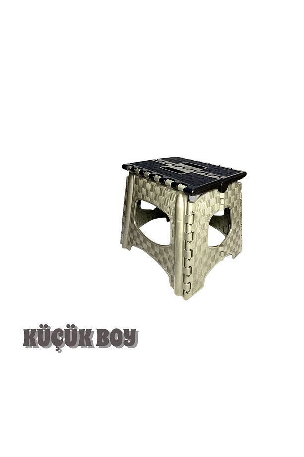 Küçük Boy Katlanır Tabure , Plastik Balıkçı Ve Kamp Taburesi 1.kalite - 5