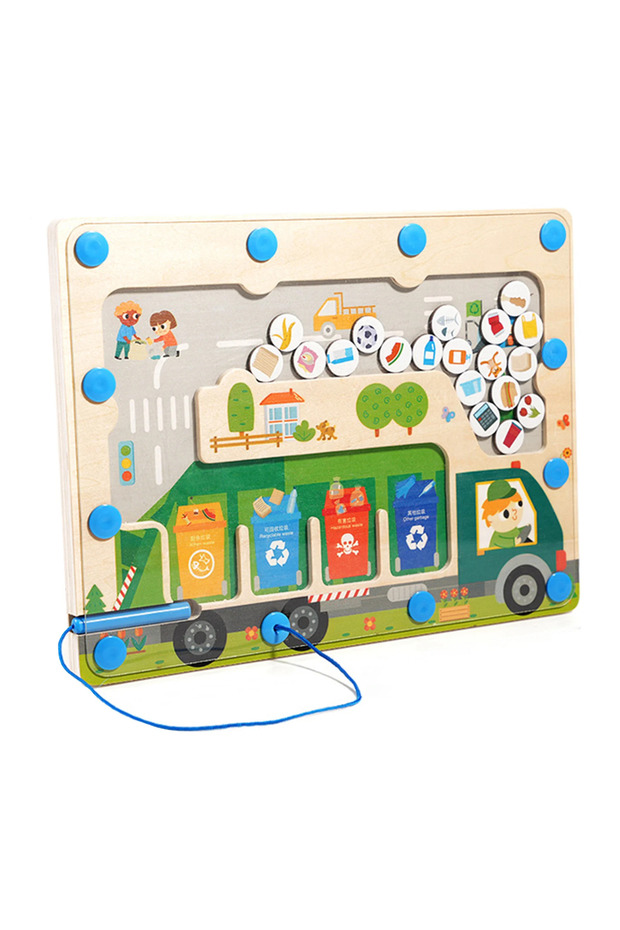 Magnetic educational waste sorting game - 1