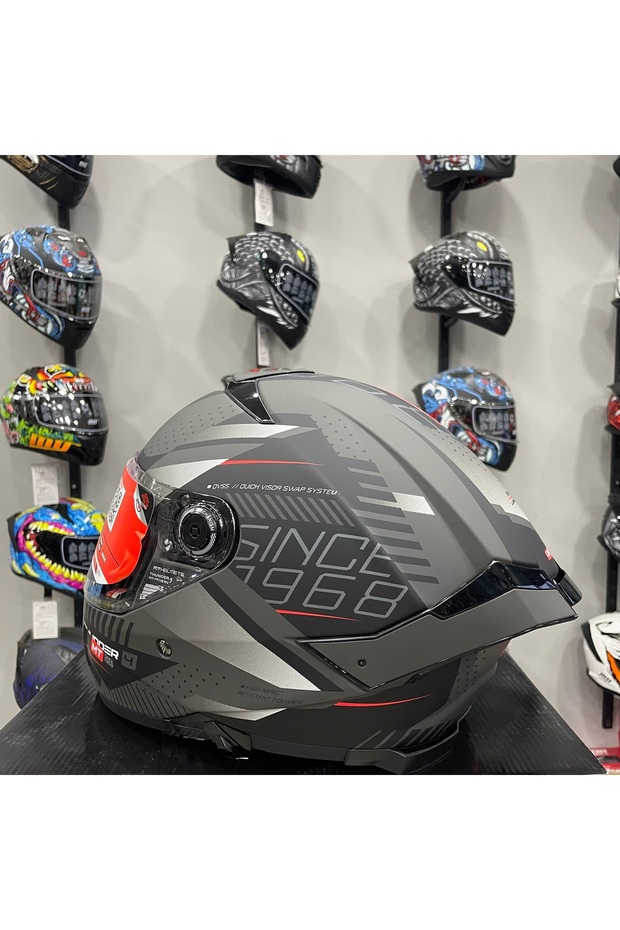 Helmets Thunder 4 Sv Luminence D1 Mat Gri/siyah - 4