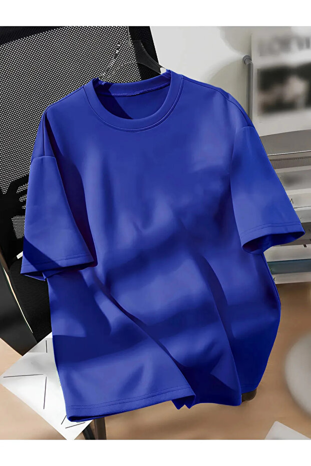 Oversize Oversize Oversize Cotton Crew Neck T-Shirt