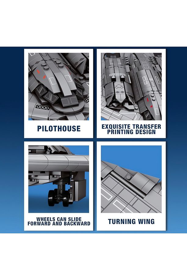 Us. Northrop B-2 Bombardıman Uçağı, Teknik Blok Yapı Kiti (1977 PARÇA) - 8