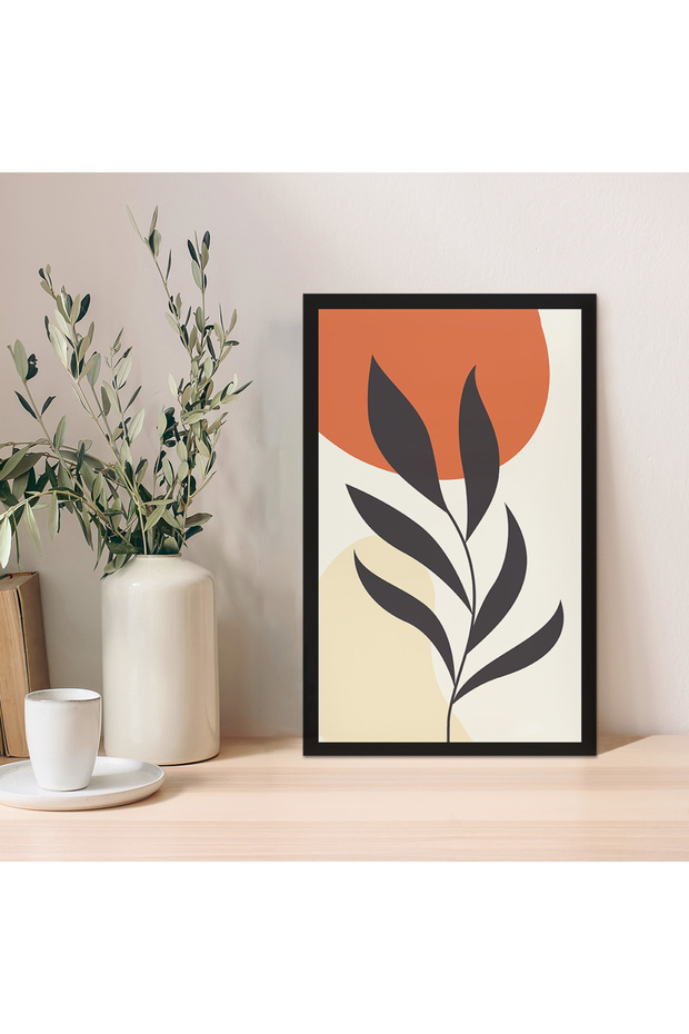 Dark Gray Geometric Painting with Modern Painting Background