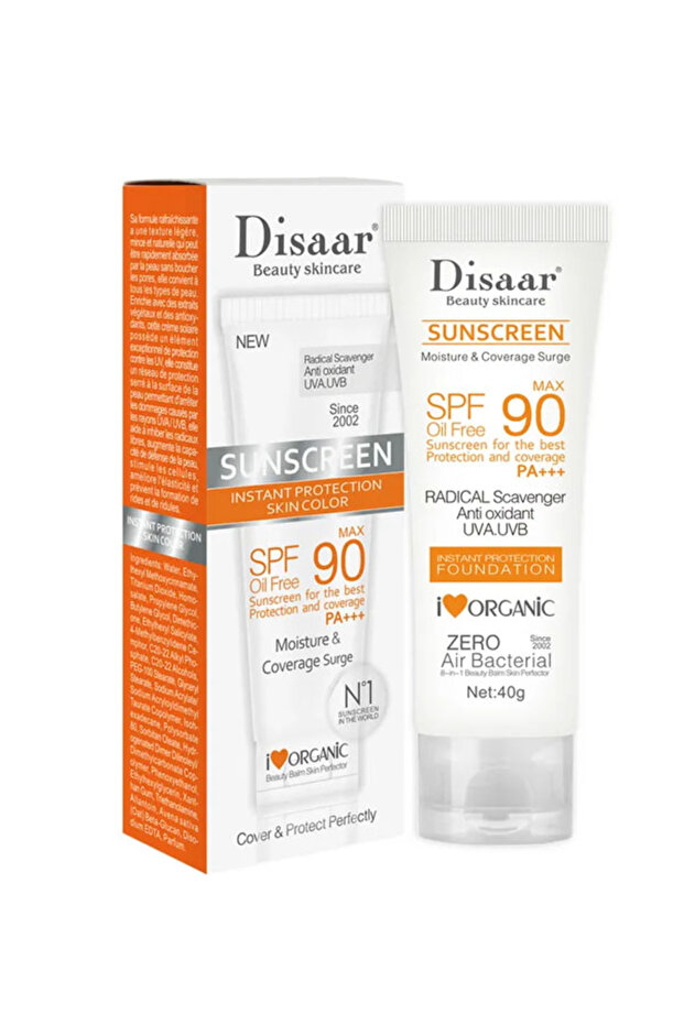 Sunscreen 40gm Spf Oil Free 90 Max (5557) --- Disaar Sunscreen Cream 40gm 90 Max