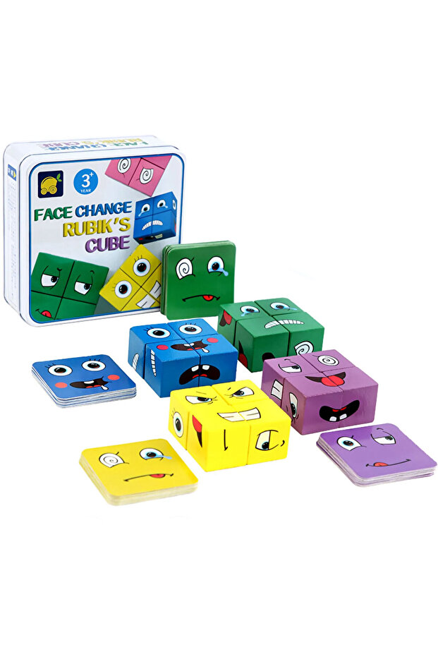 Expression Matching Cubes, Building Puzzle - 3