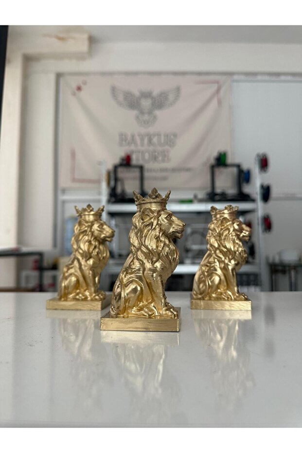 Gold Aslan Figür - 2