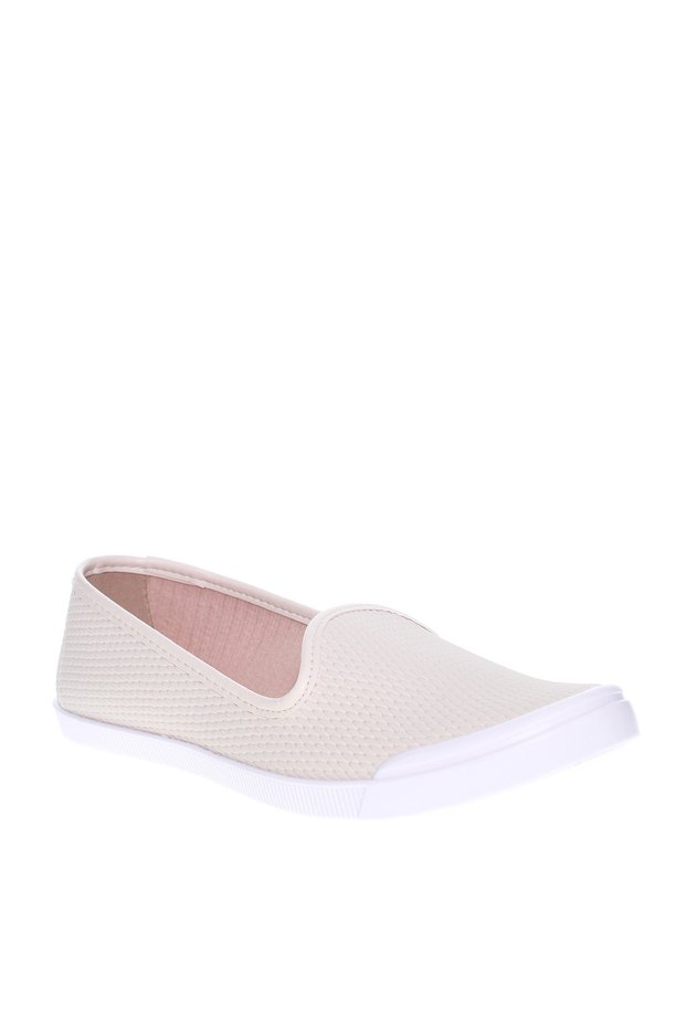Ladies Casual Slip On Off White | Made In Brazil