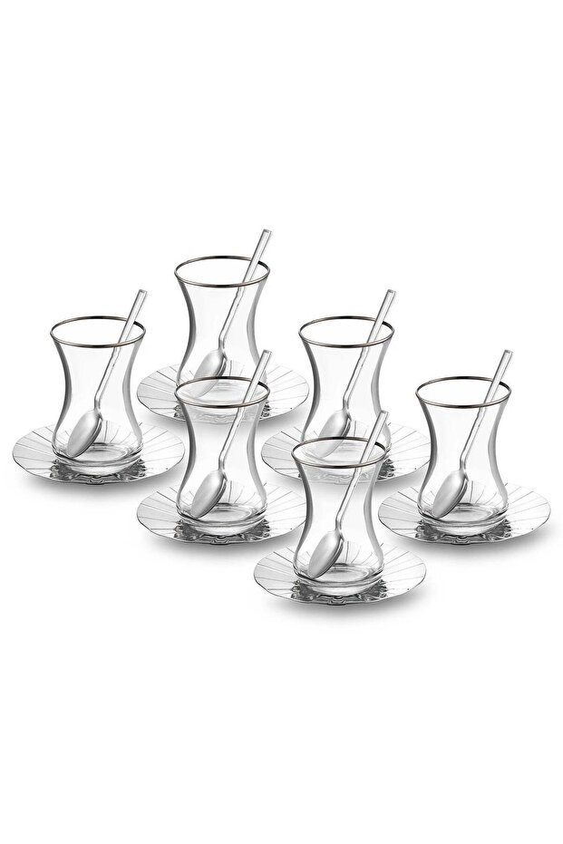 Sedna 18 Parça Çelik Çay Seti - 5