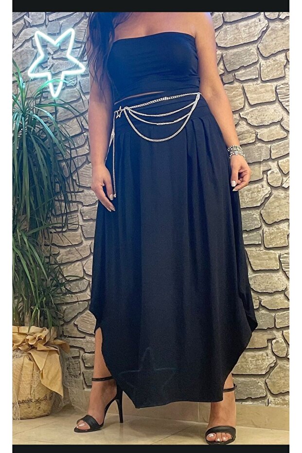 SİYAH ŞALVAR ETEK - 1