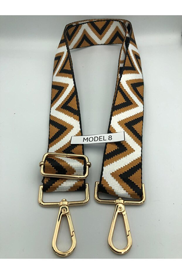 Desenli Çanta Sapı Dokuma Mango - 1