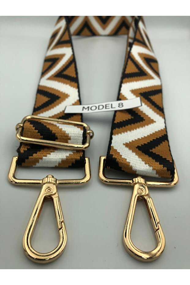 Desenli Çanta Sapı Dokuma Mango - 2