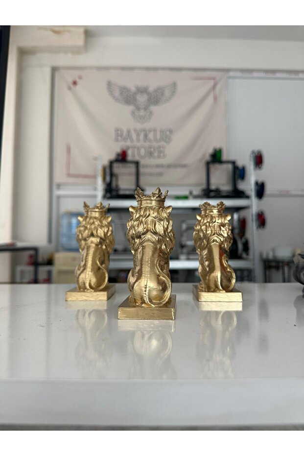 Gold Aslan Figür - 4