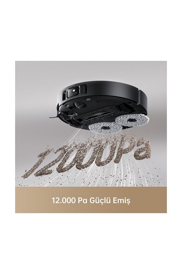Vaccum 12,000 PA Vormax , X40 Ultra Robot Süpürge Siyah , 3.2 LİTRE - 6