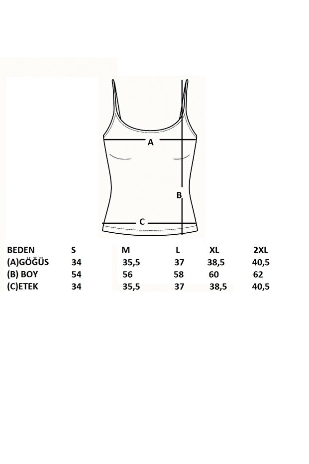 3'Lü İp Askı Atlet - 5