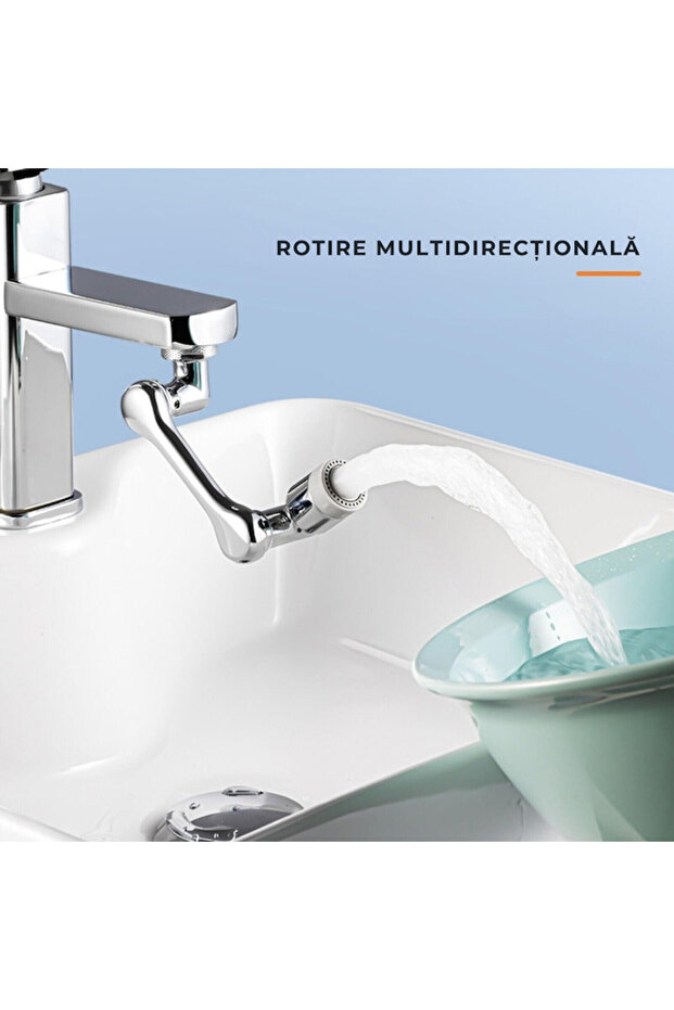 VarioShop® rotating tap extension, sink faucet extension, swivels in any direction - 4