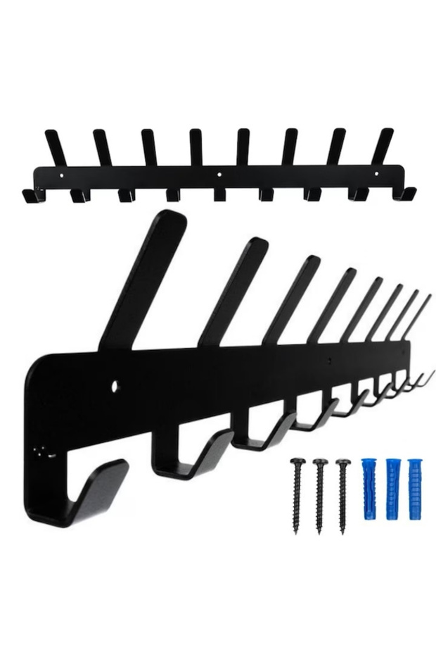 VarioShop® clothes hanger, with 17 hooks, modern design, easy assembly, made of hard metal - 9
