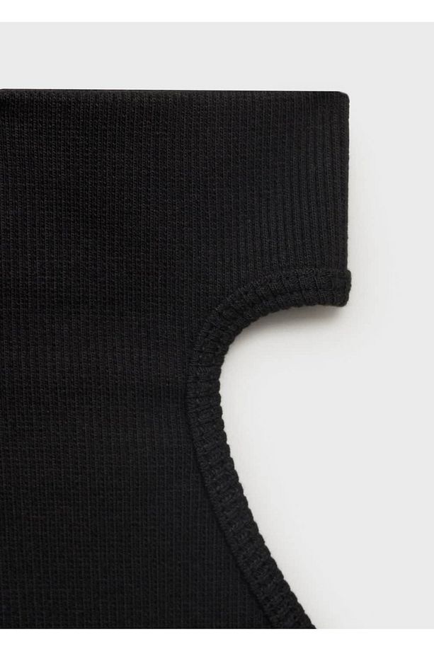 Halter yakalı örgü bluz - 7