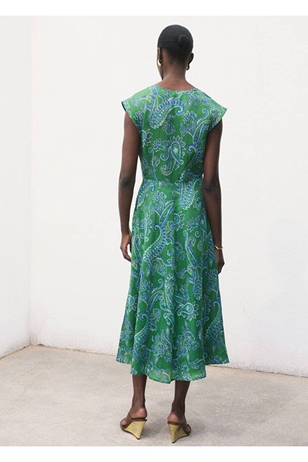 Batik rami elbise - 4