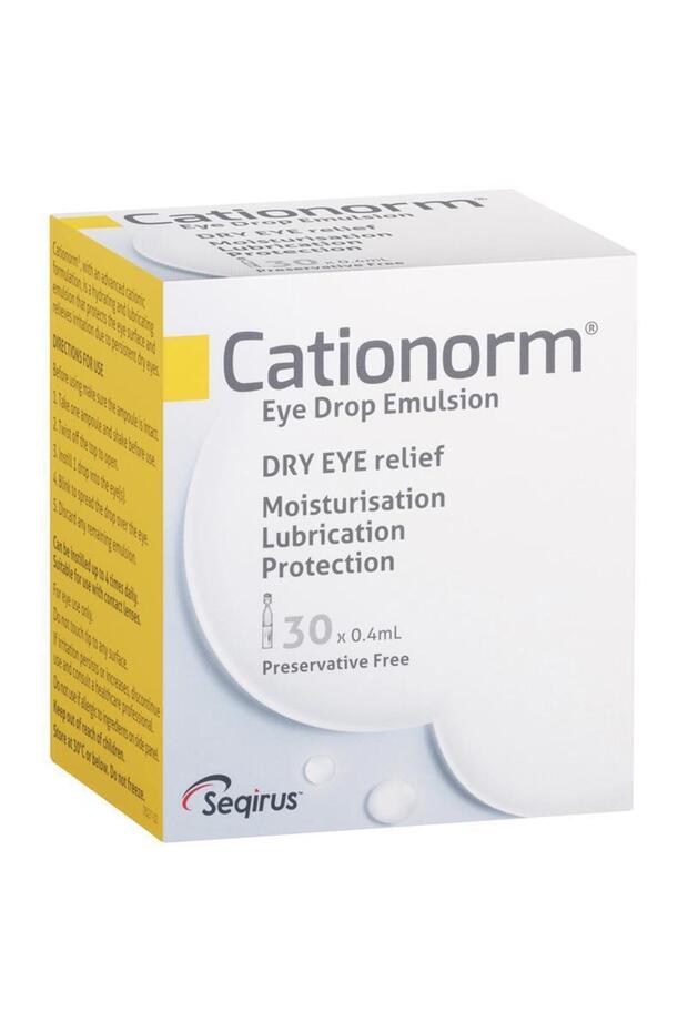 Cationorm Single-Use Eye Drops (0.4ml x 30 Vials)