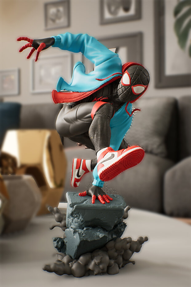 Miles Morales - Spider-Man 3D Figür - 1