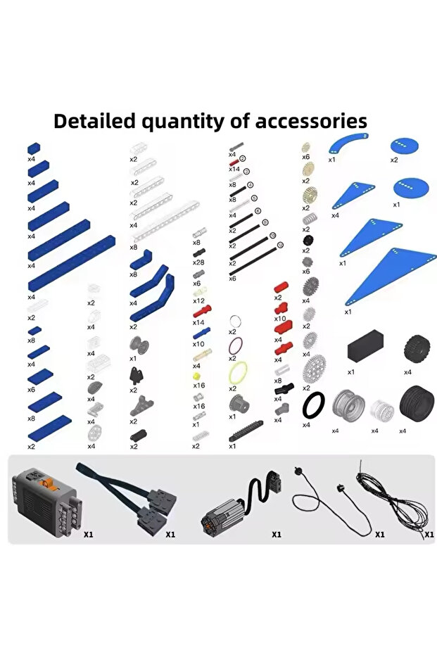 بدون صندوق ساق 9686 أجزاء تقنية برمجة متعددة التقنيات طلاب المدارس التعليمية - 4
