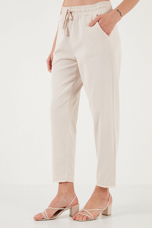 Pamuklu Normal Bel Regular Fit Düz Paça Pantolon Pantolon 668yp42282s4 - 5