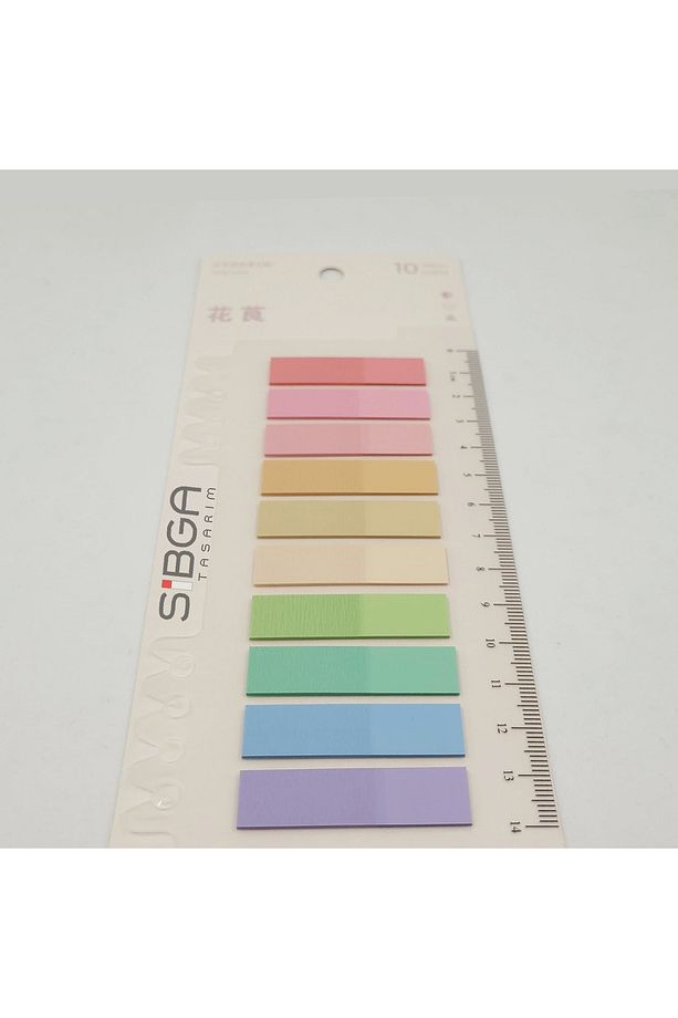 Şeffaf Renkli Postit Post-it Post It. Kitap Ayracı Ayraç Postit Sticker Not Kağıdı 200 Yaprak - 5