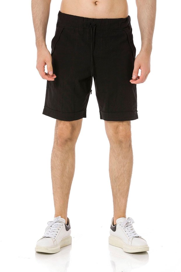 Men's Linen Bermuda Shorts