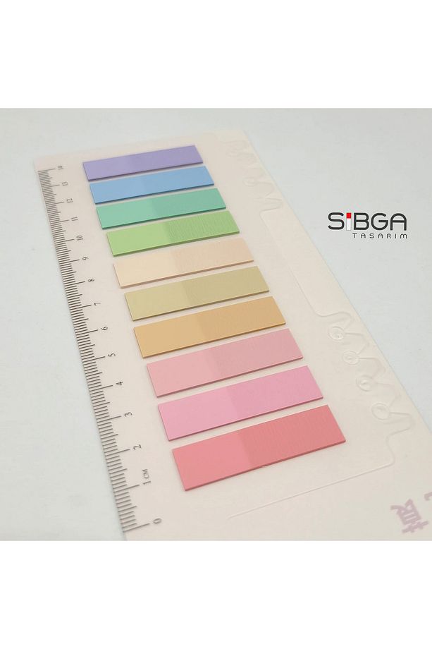 Şeffaf Renkli Postit Post-it Post It. Kitap Ayracı Ayraç Postit Sticker Not Kağıdı 200 Yaprak - 4
