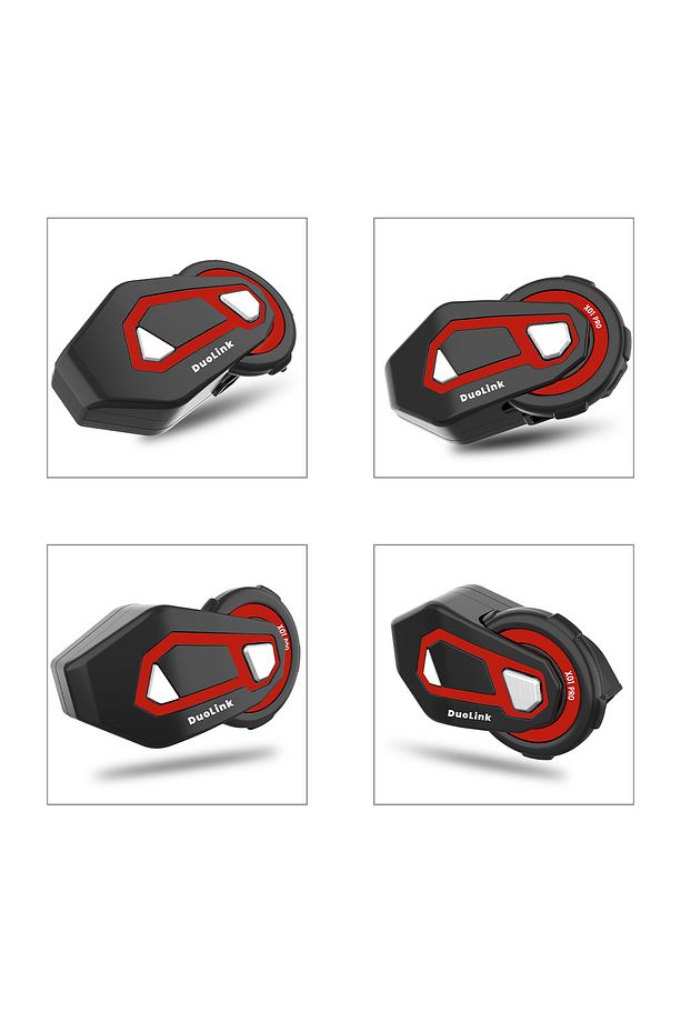 X01 PRO Motosiklet Kask İnterkom Bluetooth Intercom Kulaklık Seti - 2
